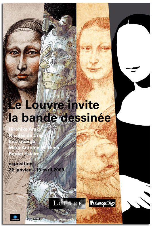 Yslaire - Affiche pour Le Louvre invite la bande dessinée